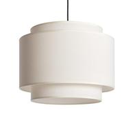 LEDKIA Lámpara Colgante Tela Arija Yara Beige | Diseño Vintage | Ideal para Salón; Dormitorio y Cocina | Compatible con Bombilla E27 | IP20
