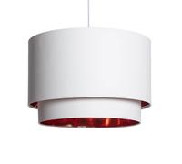Ledkia Lámpara Colgante Tela Bello Duo Reflejo ILUZZIA