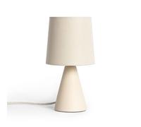 LEDKIA Lámpara de Mesa Cerámica Vega S Blanco Roto