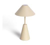 Ledkia Lámpara de Mesa LED Portátil para Exterior Metal con Batería Recargable Chamle Negro