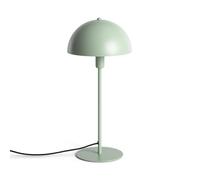 LEDKIA Lámpara de Mesa Metal Madow Verde Celadón | Compatible con Bombilla LED E14 | Diseño Moderno | Uso en Hogar y Comercial | Acabado Resistente