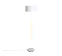 Ledkia Lámpara de Pie de Metal Wifi con Regulador Silinda Blanco