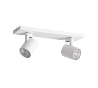 LEDKIA LIGHTING Aplique Aluminio Gylu 2 Focos para Bombilla GU10 Blanco