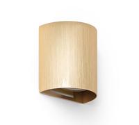 LEDKIA Aplique de Pared Aluminio Adonai Dorado