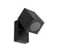 LEDKIA LIGHTING Aplique de Pared Exterior Aluminio Cuadrado Onuba Negro GU10