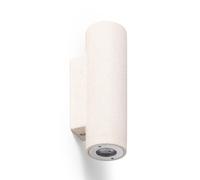 LEDKIA LIGHTING Aplique de Pared Exterior Cemento Iluminación Doble Cara Banjar Rond Beige GU10