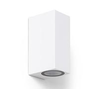 LEDKIA LIGHTING Aplique de Pared Exterior Iluminación Doble Cara Miseno Blanco Blanco GU10
