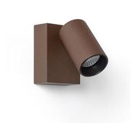 LEDKIA LIGHTING Aplique de Pared Exterior LED 10W Aluminio CCT Seleccionable Kuriya Óxido