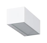 LEDKIA LIGHTING Aplique de Pared Exterior LED 18W de Aluminio Gropius Doble Cara Temperatura de Color(Blanco Frío, Neutro, Cálido) 105x221x86mm Blanco Decoración