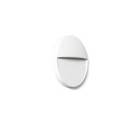 LEDKIA LIGHTING Aplique de Pared Exterior LED 3W CCT Seleccionable Superficie Circular Jade Blanco