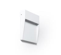 LEDKIA LIGHTING Aplique de Pared Exterior LED 6.5W Blanco Seleccionable Superficie Cuadrado Jade Blanco