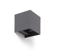 LEDKIA LIGHTING Aplique de Pared Exterior LED 6W Aluminio Iluminación Doble Cara Eros 4000K Antracita Blanco Neutro