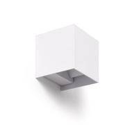 LEDKIA LIGHTING Aplique de Pared Exterior LED 6W Aluminio Iluminación Doble Cara Eros 4000K Blanco Blanco Neutro