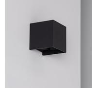 LEDKIA LIGHTING Aplique de Pared Exterior LED 6W Aluminio Iluminación Doble Cara Eros Negro 3000K Blanco Cálido
