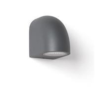 LEDKIA LIGHTING Aplique de Pared Exterior LED 7W Aluminio Areca Gris Oscuro