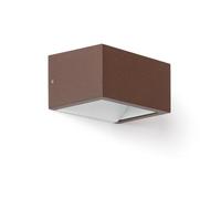 LEDKIA LIGHTING Aplique de Pared Exterior LED 9W Aluminio Iluminación Doble Cara CCT Seleccionable Sheffield Óxido