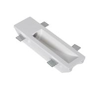 LEDKIA LIGHTING Aplique de Pared Integración Escayola/Pladur para Bombilla LED GU10 / GU5.3 Corte 353x103 mm Blanco GU10