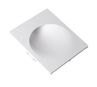LEDKIA LIGHTING Aplique de Pared Integración Escayola/Pladur para Bombilla LED GU10 / GU5.3 Corte 353x293 mm Blanco GU10