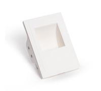 LEDKIA LIGHTING Aplique de Pared Integración Escayola/Pladur para Bombilla LED MINI GU10 Corte 103x148 mm Blanco GU10