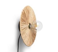LEDKIA LIGHTING Aplique de Pared Rafia Kanga Natural E27