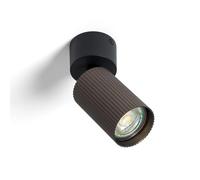 LEDKIA LIGHTING Aplique de Techo Aluminio Aritz 1 Foco Bronce GU10