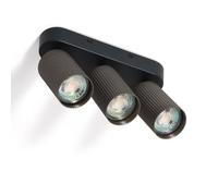 LEDKIA LIGHTING Aplique de Techo Aluminio Aritz 3 Foco GU10