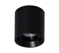LEDKIA LIGHTING Aplique de Techo Negro con Bombilla GU10 Space 2700K Blanco Cálido GU10
