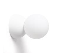 LEDKIA LIGHTING Aplique de Yeso Ball Vulni Blanco G9