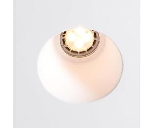 LEDKIA LIGHTING Aro Downlight Integración Escayola/Pladur para Bombilla LED GU10 / GU5.3 Corte 153x153 mm UGR17 Blanco GU10,GU5.3