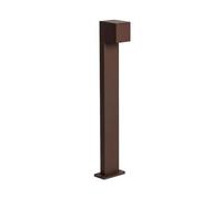 LEDKIA LIGHTING Baliza Exterior LED 10W Superficie Pie 80cm Aluminio Denny L Óxido