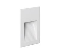 LEDKIA LIGHTING Baliza Exterior LED 5W Empotrable Pared Blanco Goethe 2700K Blanco Cálido