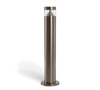 LEDKIA LIGHTING Baliza Exterior LED 5W Superficie Pie 50cm Inti Inox 3000K Blanco Cálido