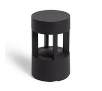 LEDKIA LIGHTING Baliza Sobremuro Exterior LED 7W Aluminio 14cm Mokka Negro