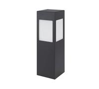 LEDKIA LIGHTING Baliza Solar Exterior LED Superficie Pie 40cm con Detector de Movimiento Kenya 3000K Blanco Cálido