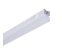 LEDKIA LIGHTING Barra Lineal LED 120cm 18W Batten Enlazable con Interruptor 6500K Blanco Frío