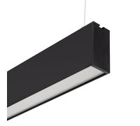 LEDKIA LIGHTING Barra Lineal LED 120cm 36W CCT Seleccionable Crocker No Flicker (3000K - 4000K - 5000K) Negro Seleccionable (Cálido-Neutro-Frío)