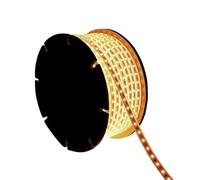 LEDKIA LIGHTING Bobina de Tira LED Regulable 220V SMD2835 60LED/m 500 lm/m Ancho 12mm 50m IP65 Blanco Cálido