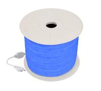 LEDKIA LIGHTING Bobina Tira Neón LED Regulable 220V AC 120 LED/m 50 m Circular 360 Azul IP67 a Medida Corte cada 100 cm Azul