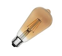 LEDKIA LIGHTING Bombilla Filamento LED E27 6W 600 lm ST64 Gold No Flicker 2200K Súper Cálido