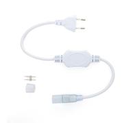 LEDKIA LIGHTING Cable Rectificador Tira Neón LED Regulable 220V SFLEX8 Blanco