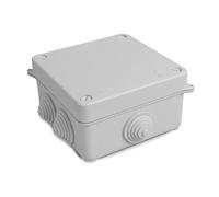 LEDKIA LIGHTING Caja de Empalme y Derivación Estanca de Superficie IP55 113x113x60 mm Gris