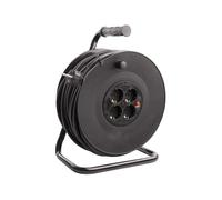 LEDKIA LIGHTING Carrete Alargador de Cable 40m 3x1.5mm con sistema Anti-Twist