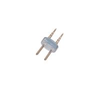 LEDKIA LIGHTING Conector 2 Pin Manguera LED Redonda 220V AC IP65 Corte 100 cm Blanco