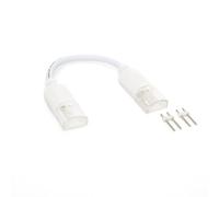 LEDKIA LIGHTING Conector Rápido doble con Cable para Tira LED 220V AC COB IP65 Ancho 12mm 12 mm