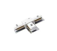 LEDKIA LIGHTING Conector Tipo T para Carril Monofásico Aluminio Blanco