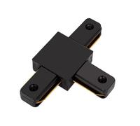 LEDKIA LIGHTING Conector Tipo T para Carril Monofásico PC Negro