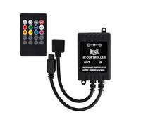 LEDKIA LIGHTING Controlador Regulador Musical Tira LED RGB 12V DC con Mando IR