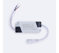 LEDKIA LIGHTING - Driver LED Universal | Entrada 90-265V Salida 39-65V 300mA 18W | Multi-tensión y Eficiencia | Para Paneles y Plafones, Multicolor, 22x88x38 mm, Textura