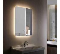LEDKIA LIGHTING - Espejo de Baño con Luz LED y Antivaho | Dimensiones 80x60 cm | Iluminación CCT Ajustable 3000-6000K | Función Pulsador Táctil, Seleccionable (Cálido-Neutro-Frío), Aluminio