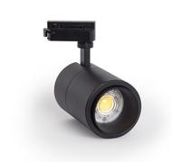 LEDKIA LIGHTING Foco Carril LED Monofásico 30W Regulable CCT Seleccionable Pulyx Multiángulo 15-60º Negro